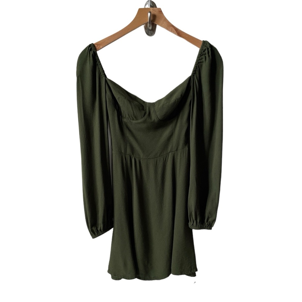 NEW Reformation green Mochi dress size 0 - Picture 5 of 10